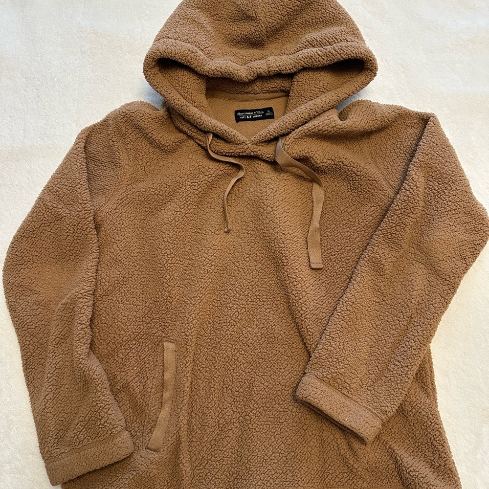 Abercrombie & Fitch Sherpa Hoodie - Size Small